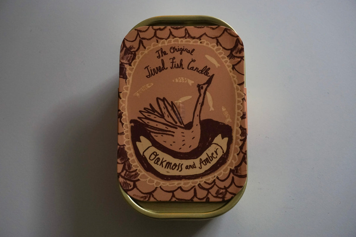 Tinned Fish Candle - Oakmoss + Amber