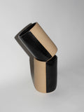 Half & Half Handmade Ceramic Cup (Set of 2)