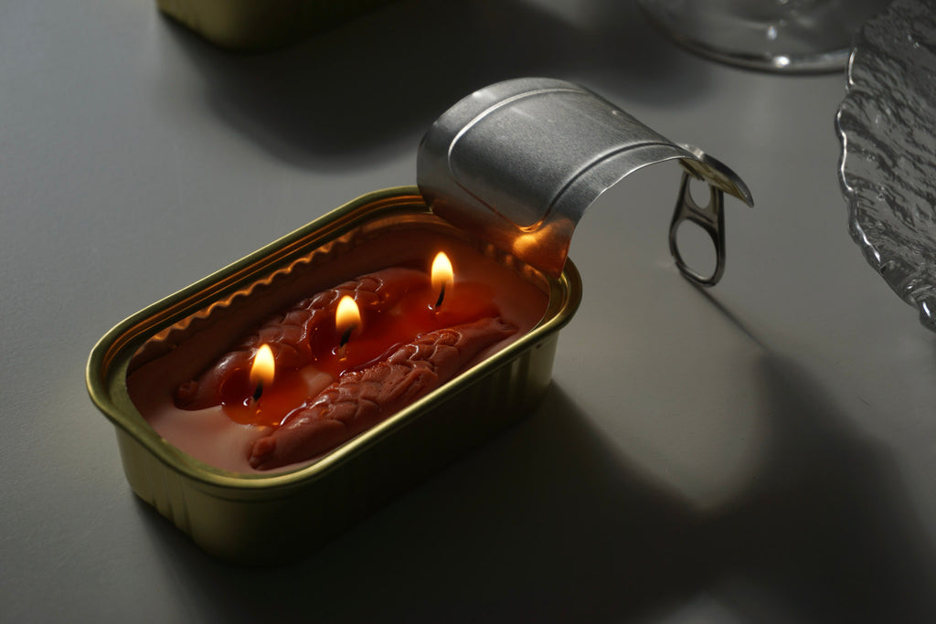 Tinned Fish Candle - Oakmoss + Amber