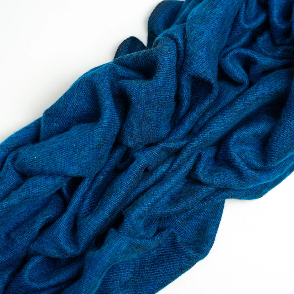 Yak Wool Blanket - Blue