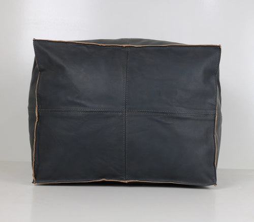 Arvo Leather Pouf